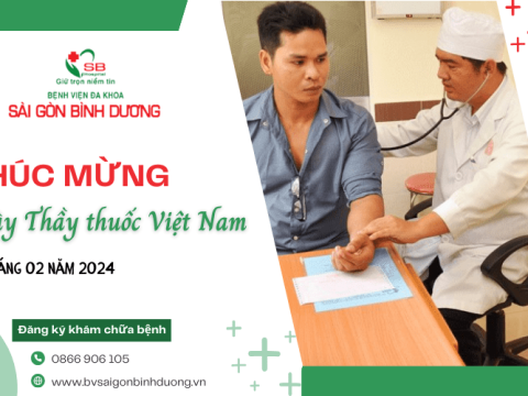 BV Đa khoa Sài Gòn Bình Dương chào mừng ngày Thầy thuốc Việt Nam 27/2