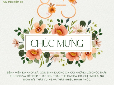 CHÚC MỪNG NGÀY PHỤ NỮ 8/3