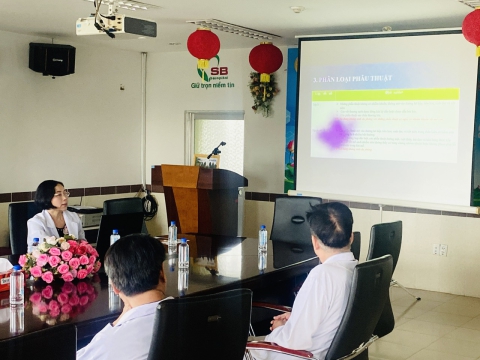 Bệnh viện Sài Gòn Bình Dương tập huấn về nhiễm khuẩn bệnh viện và các biện pháp phòng ngừa cho nhân viên 