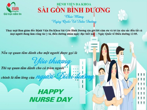 CHÚC MỪNG NGÀY QUỐC TẾ ĐIỀU DƯỠNG 12/05